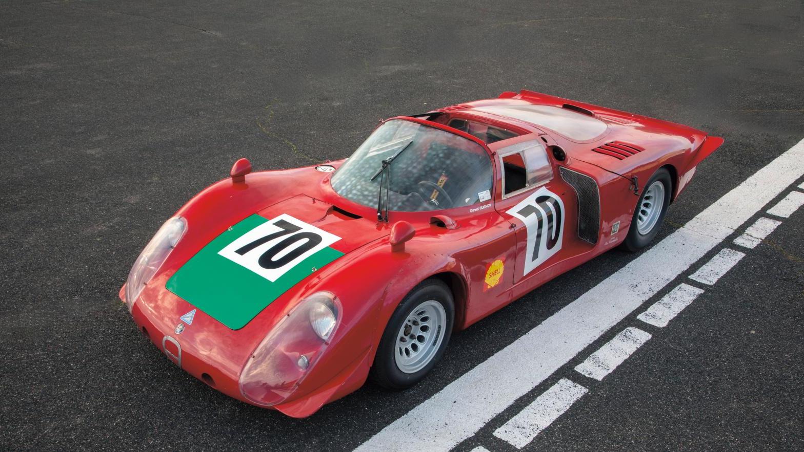 1969, Alpha Romeo Tipo 33/2 Daytona. Estimation : 2,2/2,5 M€ Alfa Romeo, collection Gérald Bugnon