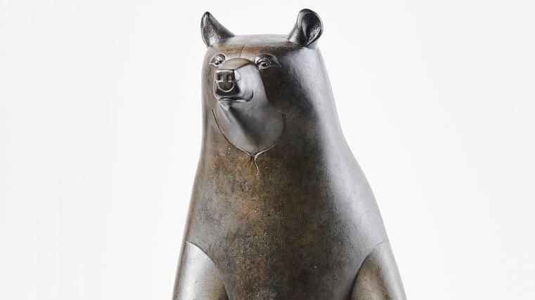 François-Xavier Lalanne (1927-2008), Petit ours, épreuve en bronze patiné numérotée... La sculpture poétique de François-Xavier Lalanne