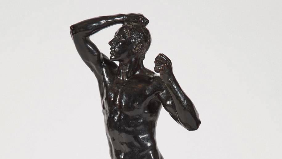 Auguste Rodin (1840-1917), L’Âge d’airain, petit modèle dit aussi «2e réduction»,... Rodin et la beauté de l’âge d’airain
