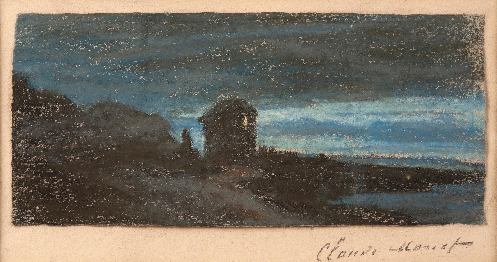 Paysage crépusculaire  par Claude Monet
