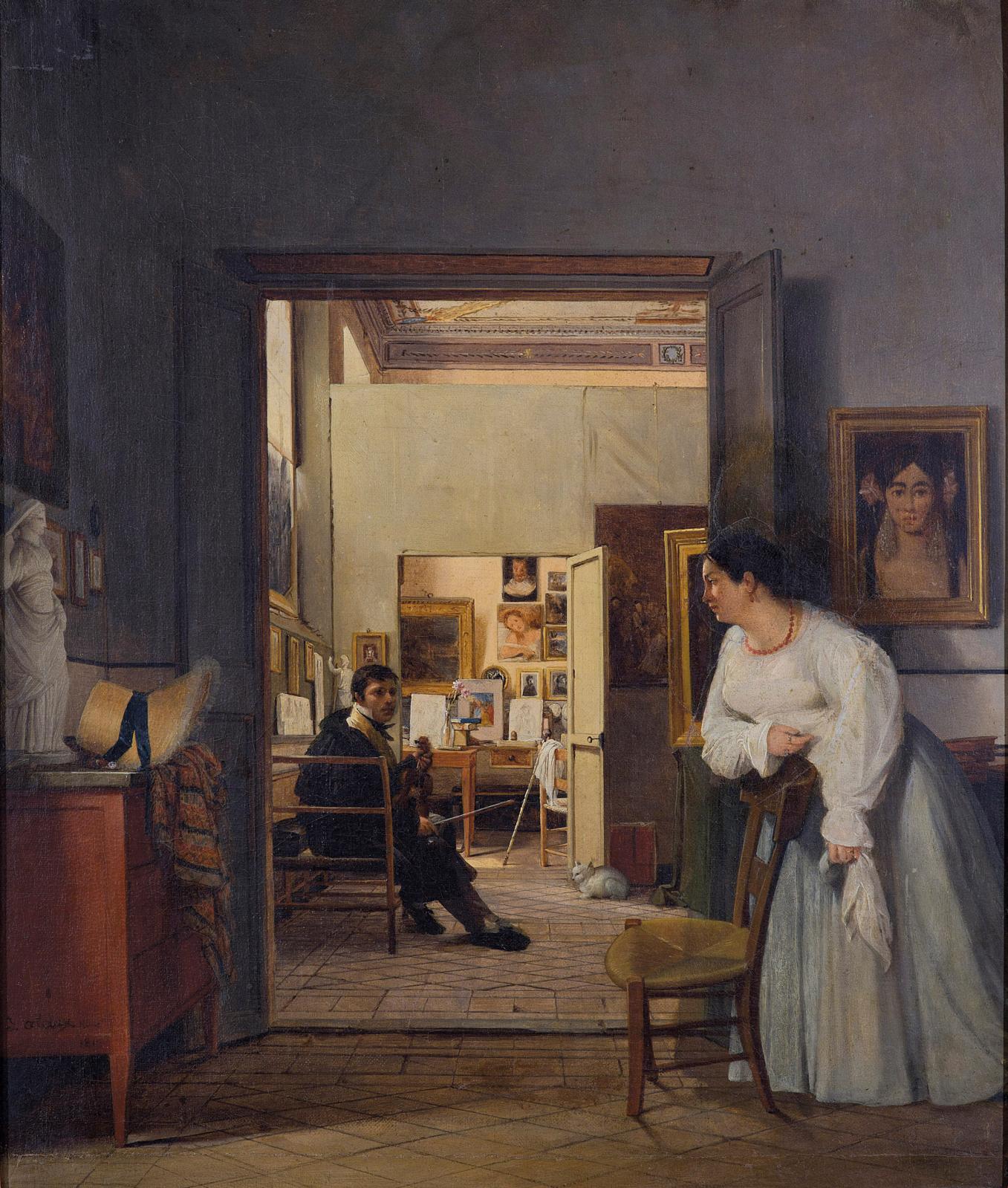Objets d’artistes au musée Delacroix