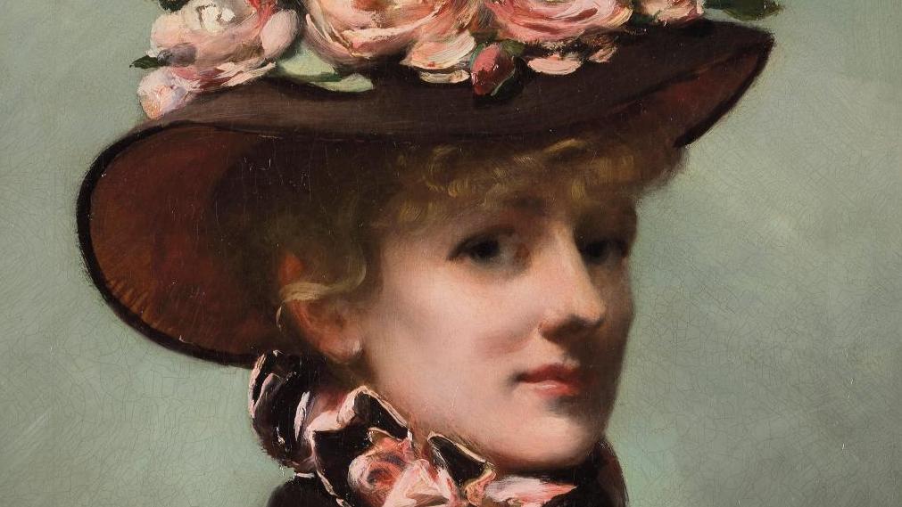 Louise Abbéma (1858-1927), Portrait présumé de Mme Jeanne Samary de la Comédie-Française,... Les préemptions de la Société des amis de Proust enrichissent la maison de tante Léonie