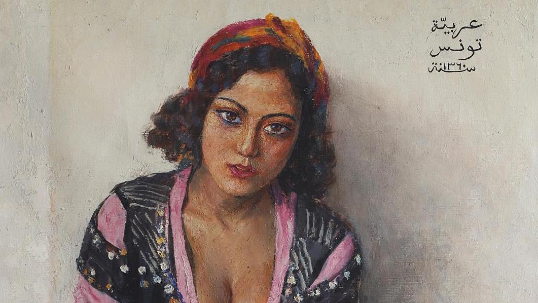 Alexandre Roubtzoff (1884-1949), Portrait d’Arbia, 1941, huile sur toile, 115,5 x 79 cm. Estimation :... Roubtzoff et l’Afrique du Nord, une belle rencontre