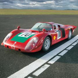 Alfa Romeo sur le podium avec une Tipo de 1969