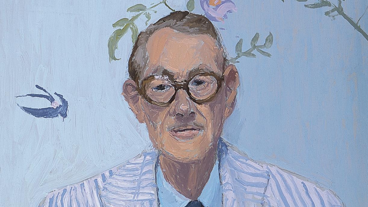 Augustin Rouart (1907-1997), Autoportrait aux lunettes, vers 1980, huile sur bois,... Le monde d’Augustin Rouart à Trouville