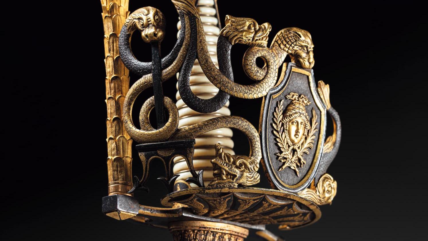 Premier Empire, vers 1805. Sabre de bataille, Nicolas Boutet (1761-1833) et Manufacture... Un sabre Boutet pour le prince Joachim Murat, Grand Amiral de l’Empire