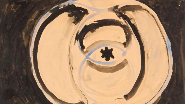 Francis Picabia (1879-1953), Machine, vers 1916-1917, encre et aquarelle sur papier,... Picabia, pur esprit dada