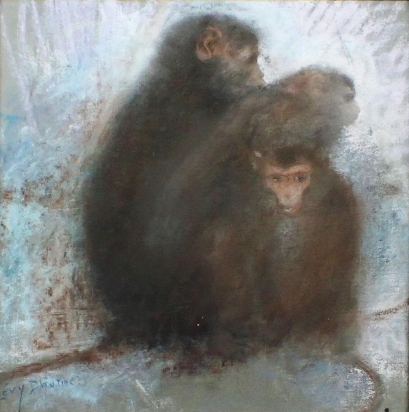 Lévy-Dhurmer et les trois petits singes