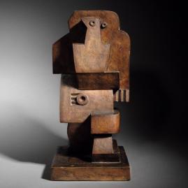 Jacques Lipchitz, une sculpture cubiste sur le thème du guitariste - Zoom