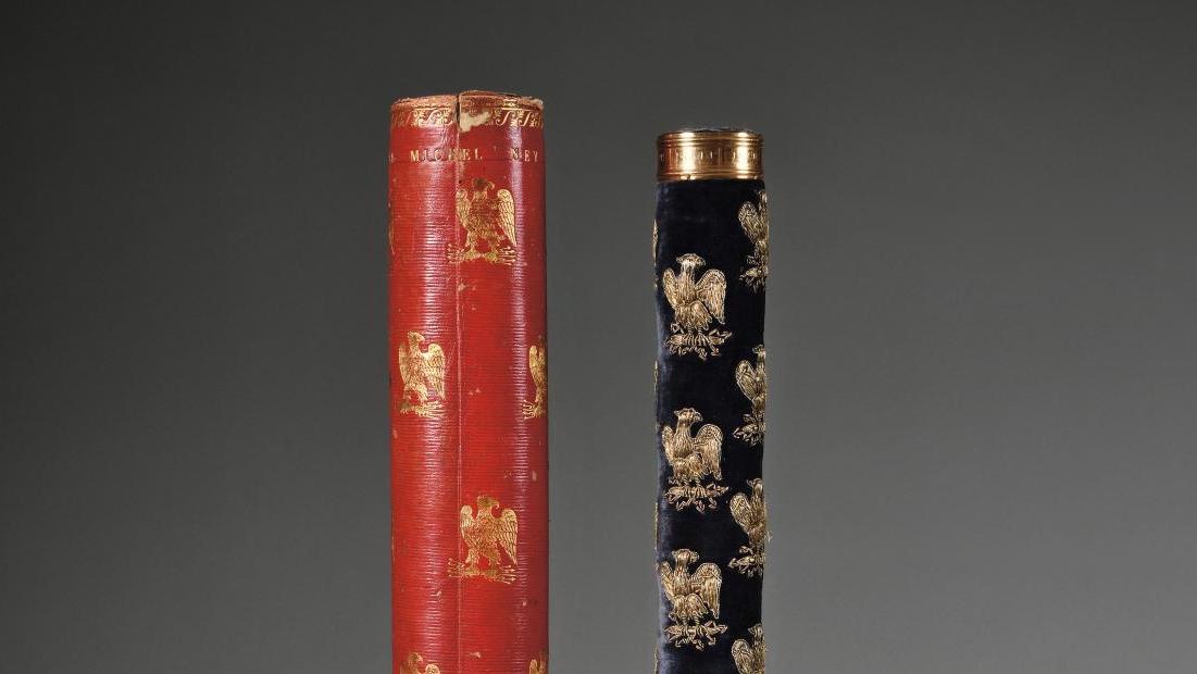 Époque Empire, bâton de maréchal d’Empire de Michel Ney, duc d’Elchingen, prince... La collection Noisiez sous l'égide de Michel Ney, maréchal d’Empire 