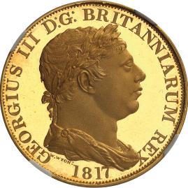 George III d’Angleterre, l’incorruptible sur monnaie d'or
