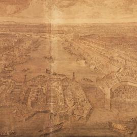 Quand Paris édifiait le pont Royal sous le crayon de Lieven Cruyl