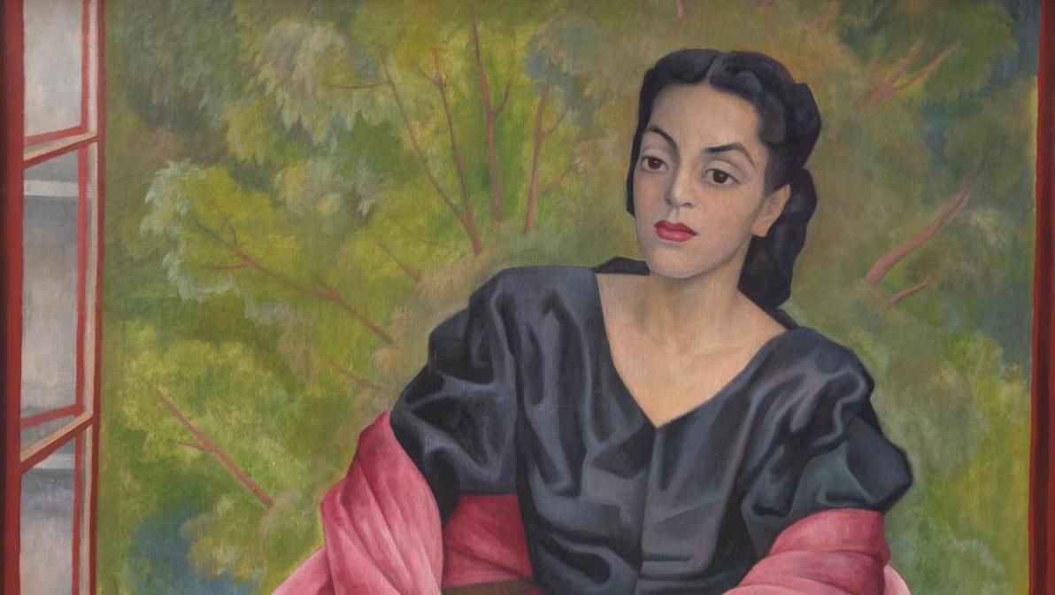 Diego Rivera (1886-1957), Dame oaxaqueña, 1949, huile sur toile, 158 x 118 cm. Estimation :... Diego Rivera, le grand synthétiseur