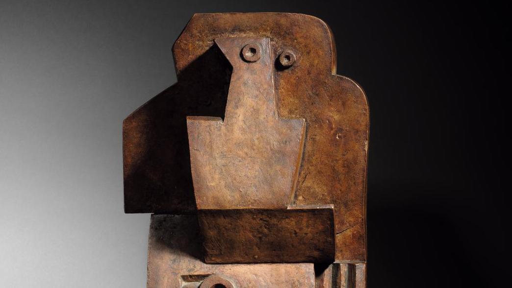 Jacques Lipchitz (1891-1973), Man with a Guitar, 1920, terracotta proof, signed with... Jacques Lipchitz: A Cubist Sculpture on the Theme of the Guitarist
