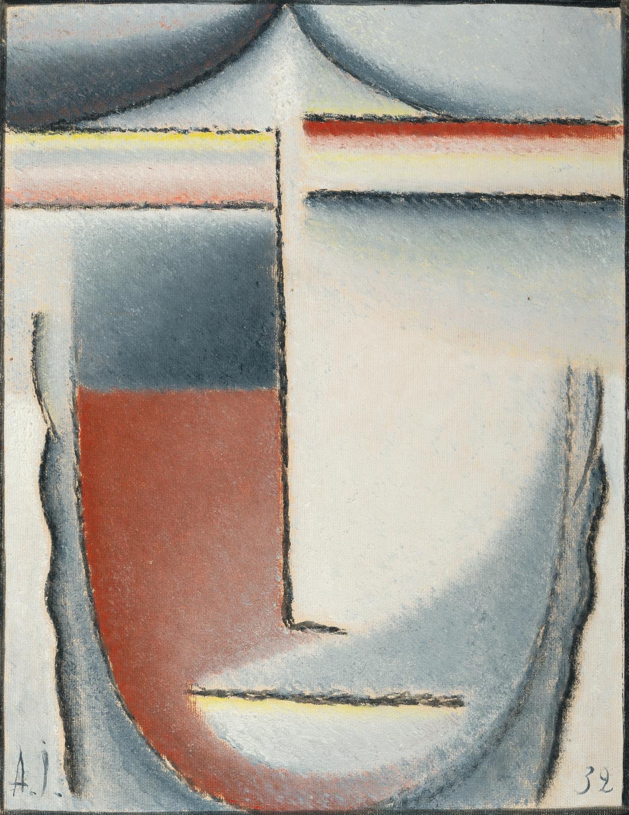 Tête abstraite ou les méditations de Jawlensky