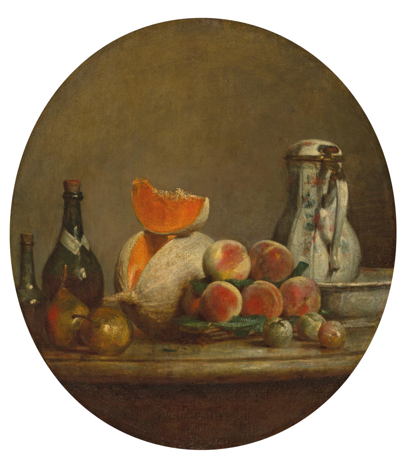 Jean-Siméon Chardin, un melon bien tranché