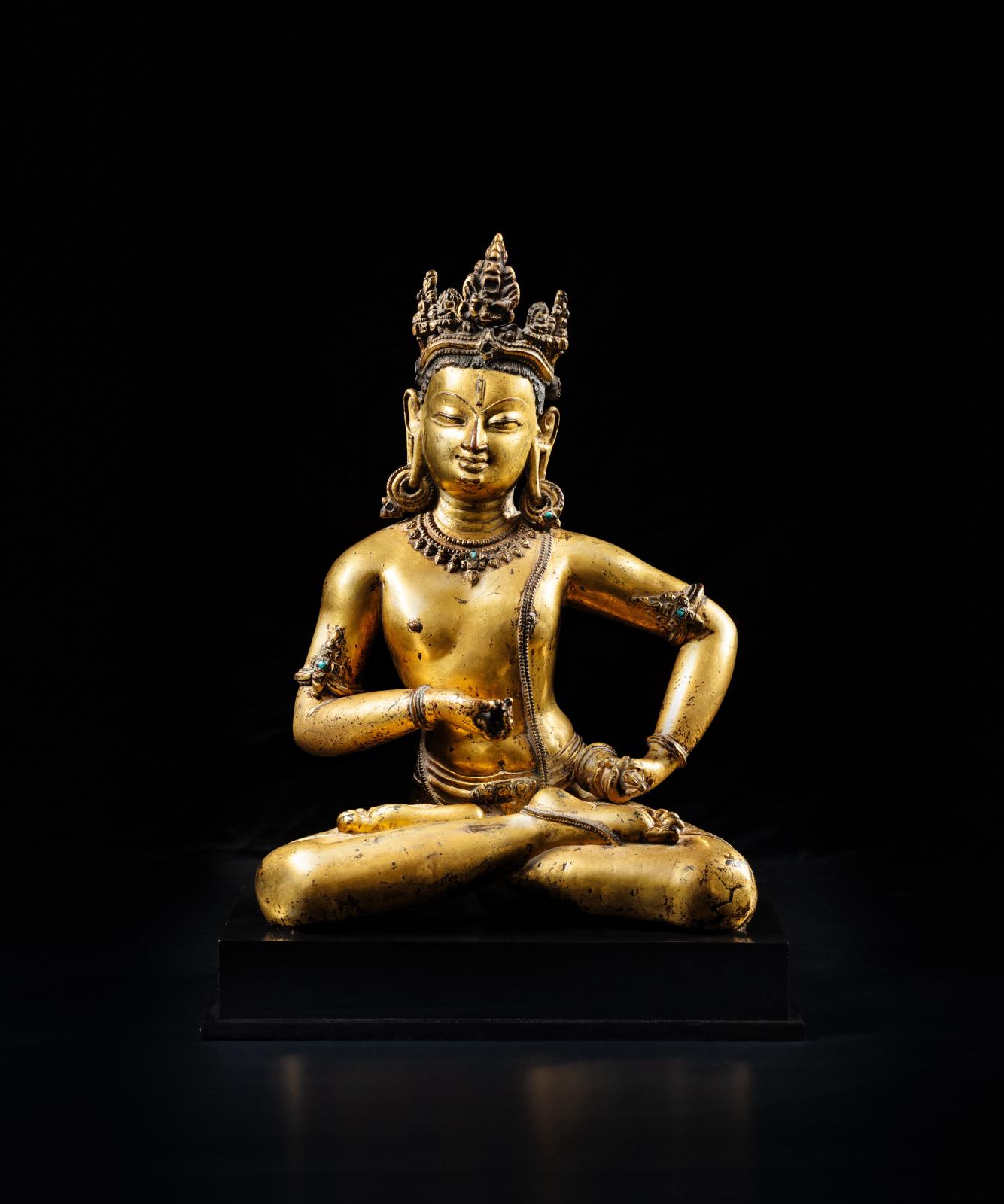 Un Vajrasattva en bronze de l'Himalaya