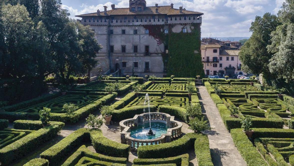 © castelloruspoli Le jardin Renaissance du château Ruspoli, près de Rome