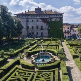 Le jardin Renaissance du château Ruspoli, près de Rome