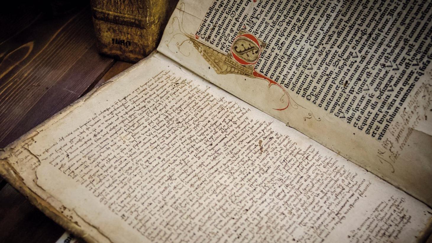 Une édition de 1472 de l’Imitatio Christi, de Thomas A. Kempis (vers 1380-vers 1471),... Le marché du livre ancien italien tourne la page d’années difficiles