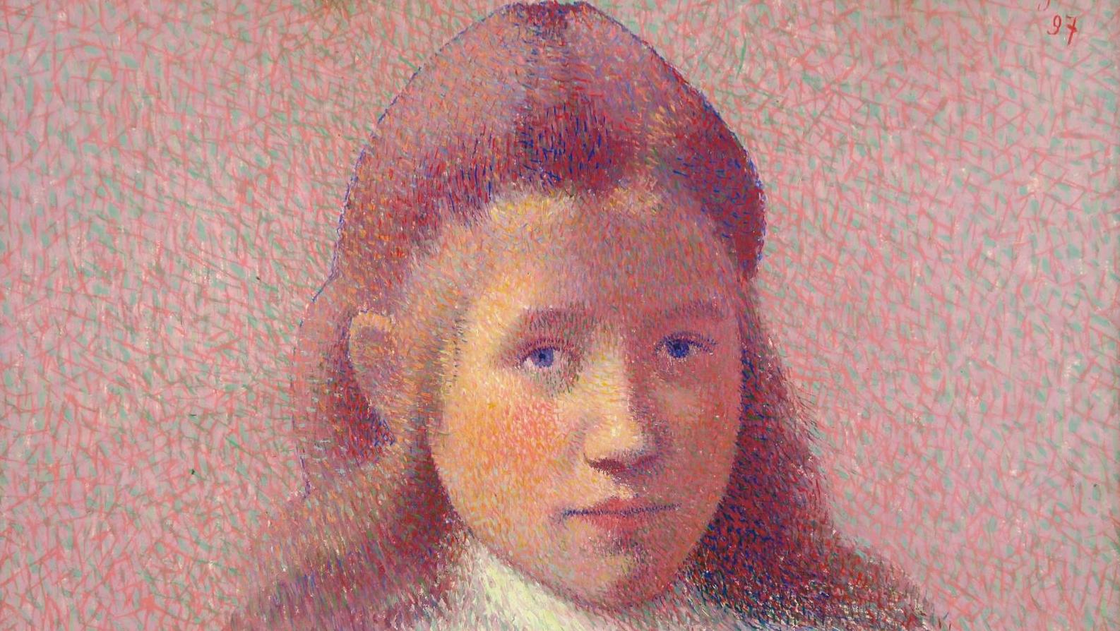Achille Laugé (1861-1944), Portrait de mademoiselle Jeanjean, 1902, huile sur toile,... Mademoiselle Jeanjean par Achille Laugé