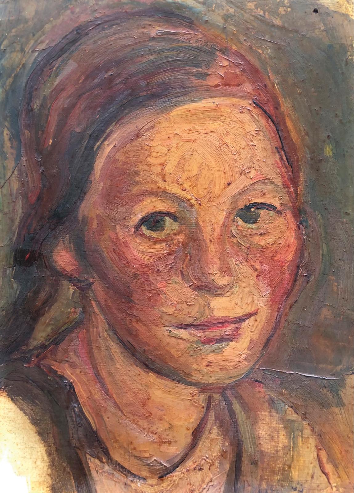 Un autoportrait précoce de Maria Lassnig