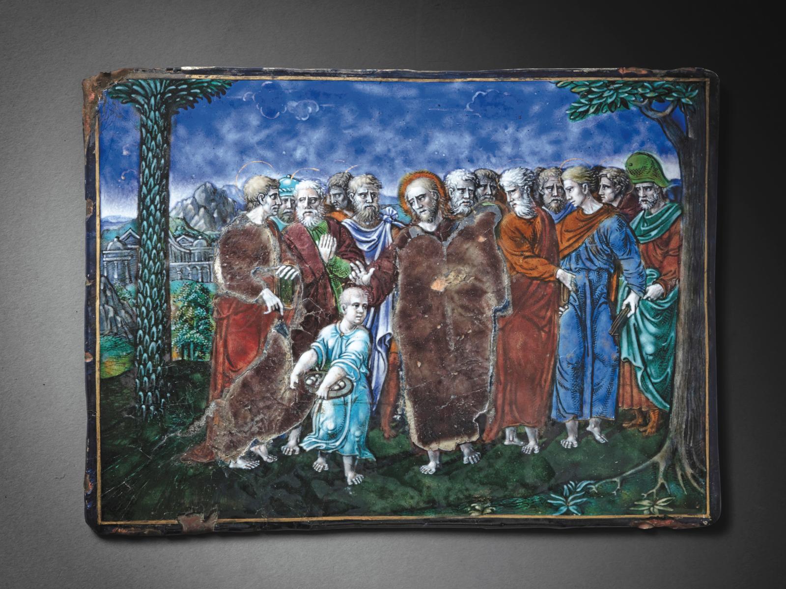 Saint Martial de retour sur un émail peint de Limoges