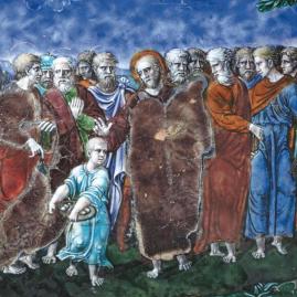 Après-vente - Saint Martial de retour sur un émail peint de Limoges