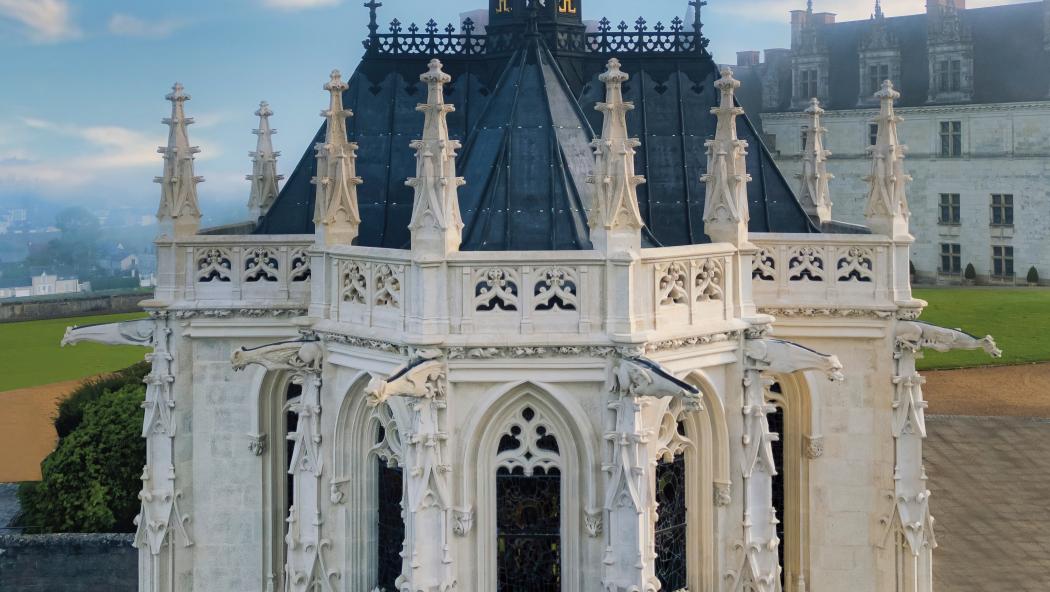Crédit : Erwan Fiquet La chapelle Saint-Hubert du château d’Amboise, un bijou d'orfèvrerie lapidaire restauré