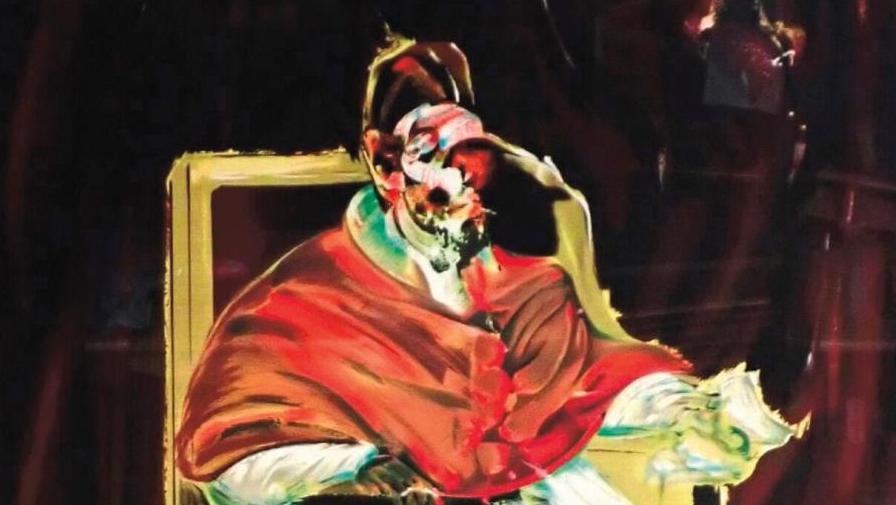 Francis Bacon (1909-1992), Étude pour le portrait du pape Innocent X, d’après Vélasquez... Innocent X décrypté  par Francis Bacon