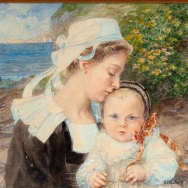 Maternité bretonne par Élisabeth Sonrel