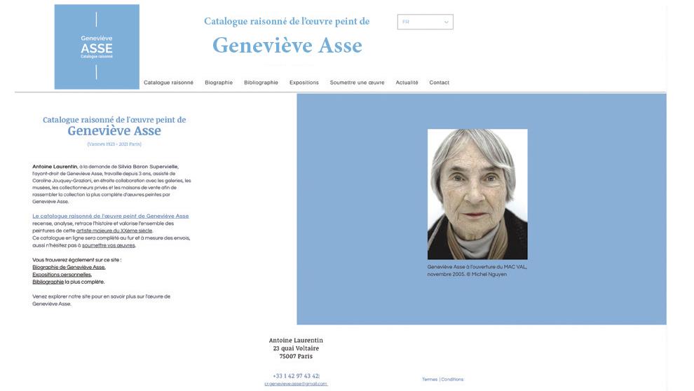   Geneviève ASSE (1923-2021)