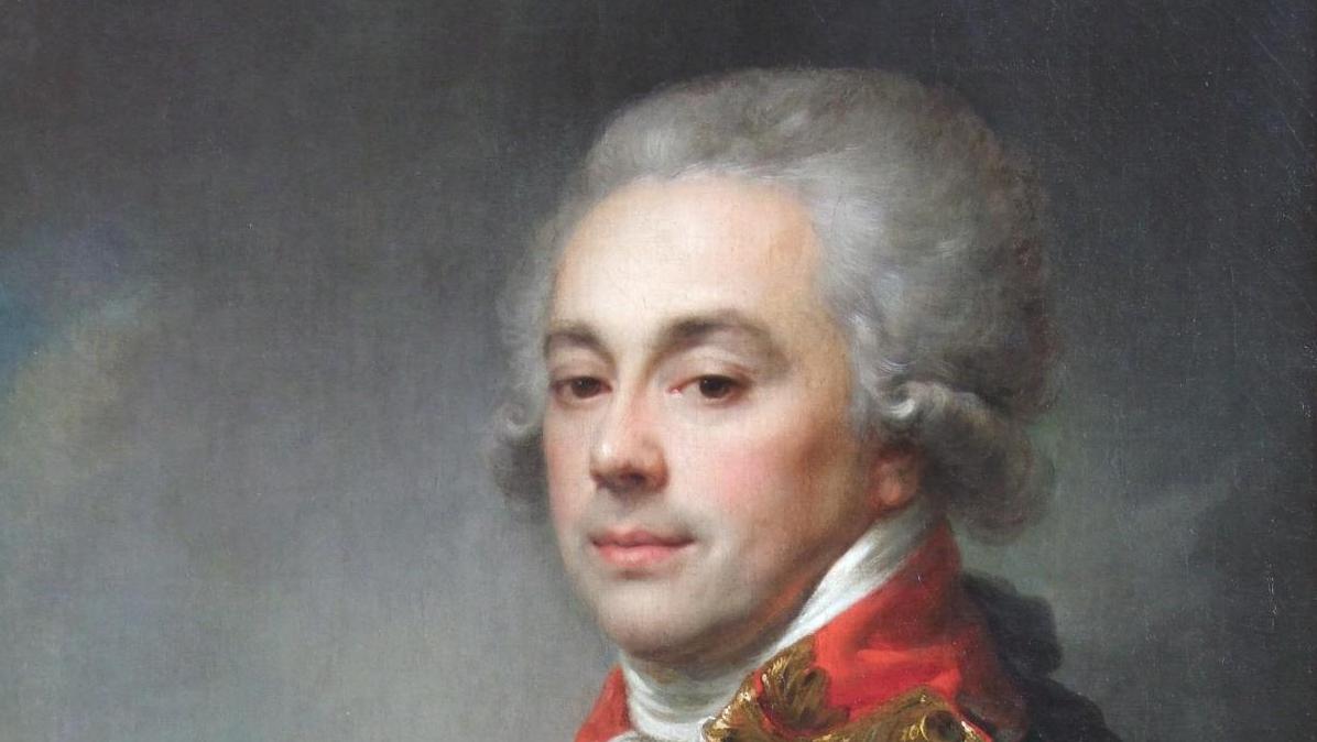 Johann Baptist Lampi (1751-1830), Portrait présumé du comte Ivan Alexandrovich Apraksin... Jeu des portraits