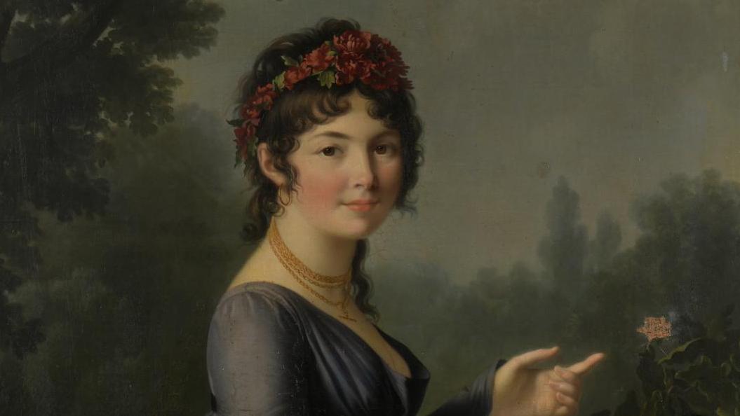 Marie-Victoire Lemoine (1754-1820), Portrait présumé de Marie-Geneviève Lemoine avec... L’enfant au XVIIIe siècle : l’image du bonheur