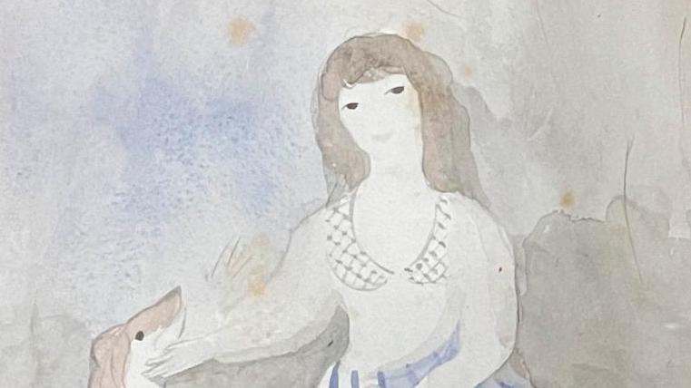 MARIE LAURENCIN (1883-1956) , Esquisse d'un portrait | Christie's