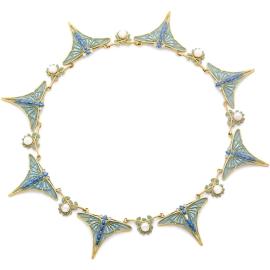 Un collier d’Eugène Feuillâtre, dans le sillage de Lalique - Les adjugés