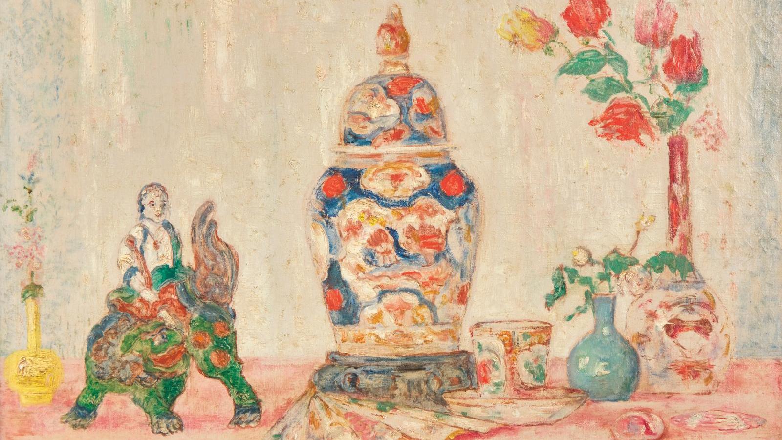 Chinoiseries fleuries, un Ensor | Gazette Drouot
