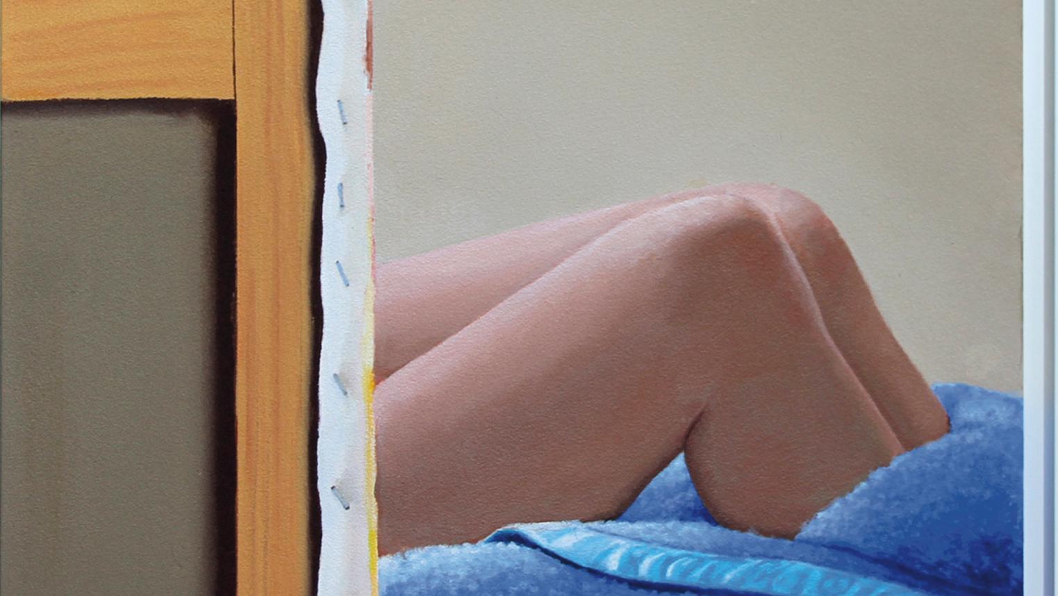Gérard Schlosser (né en 1931), On ira, huile sur toile, 80 x 80 cm. Estimation :... Dans l’atelier de Gérard Schlosser