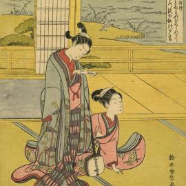 Suzuki Harunobu, le créateur d’estampes, poète de la femme et des couleurs et précurseur de l’ukiyo-e - Une oeuvre aux enchères
