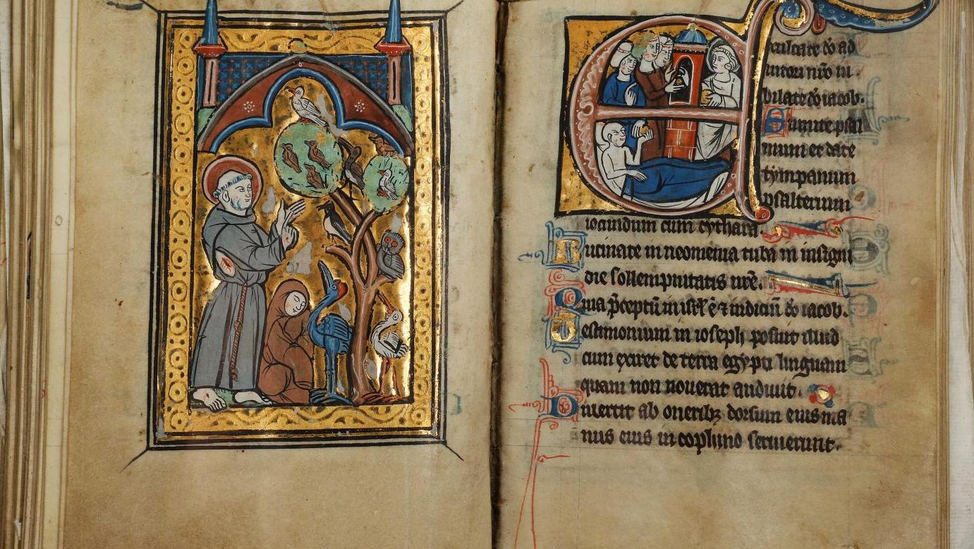Flanders or northern France, c. 1250-1280, psalter written on parchment, comprising... A Psalter Worth its Weight in Gold  