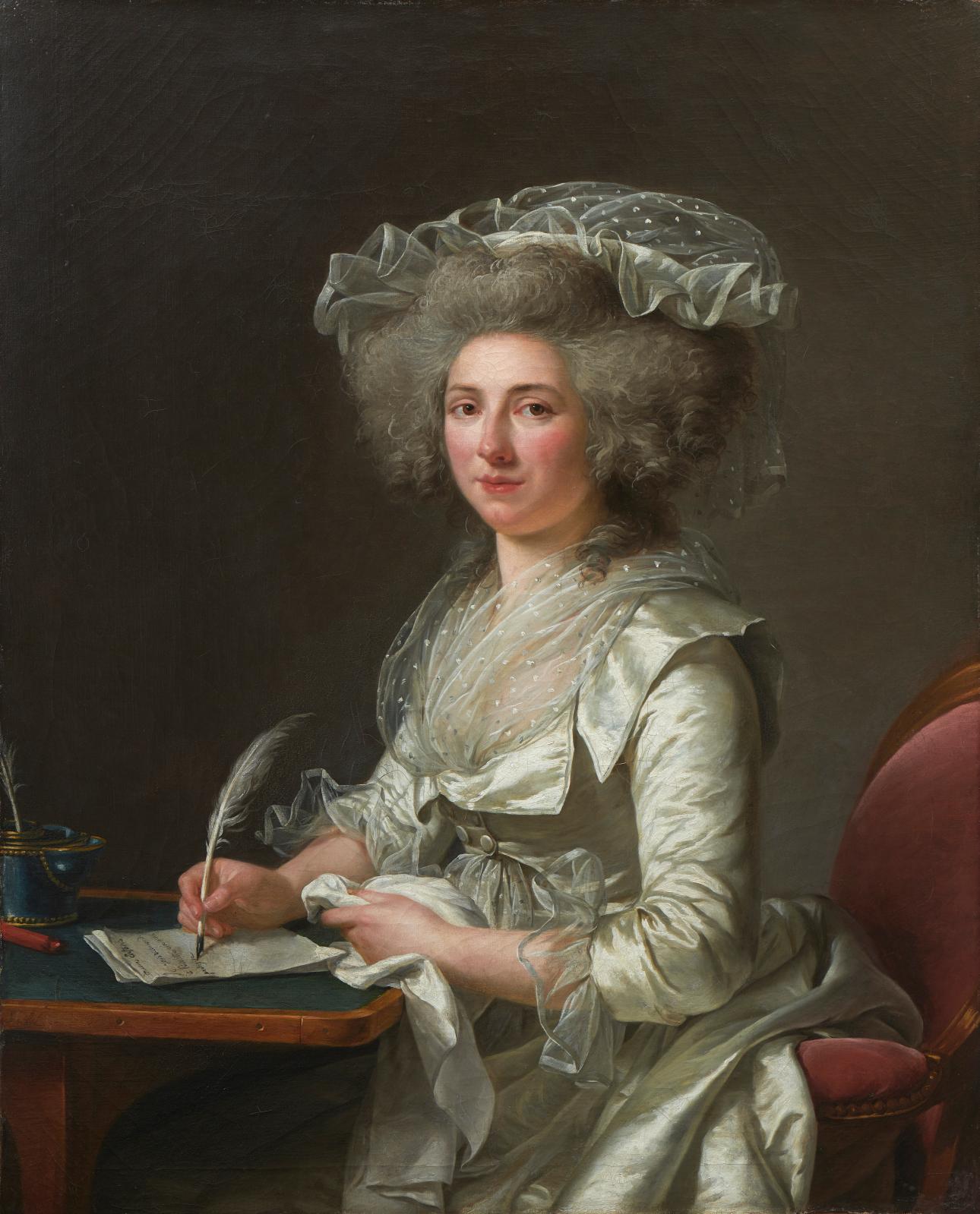 Adélaïde Labille-Guiard, Portrait de femme, vers 1787, musée des beaux-arts de Quimper.