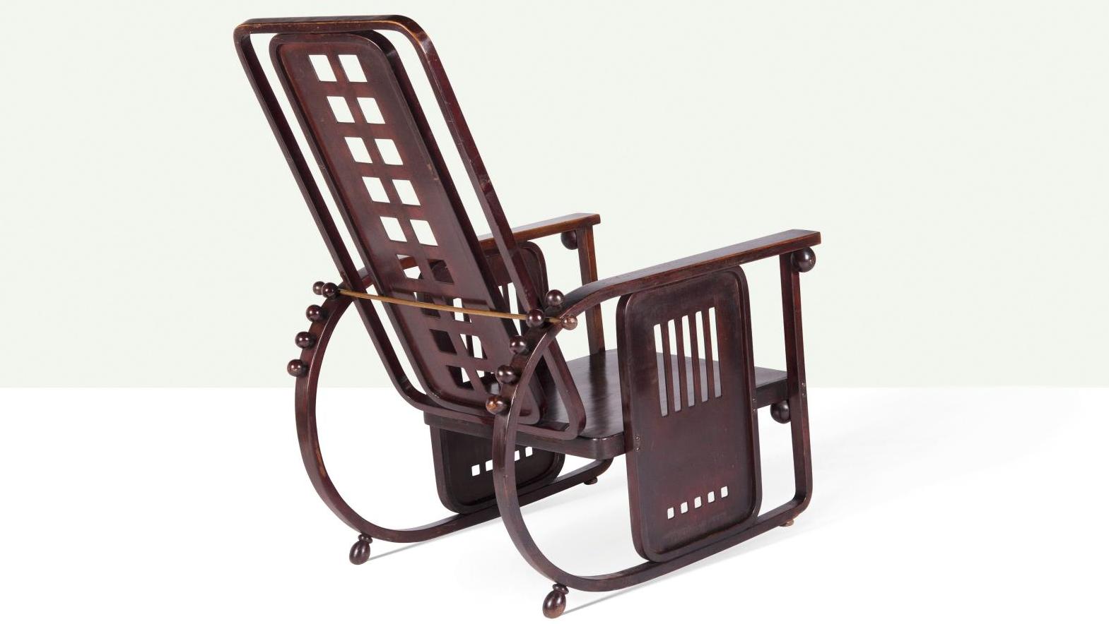 11 440 € Josef Hoffmann et Jacob & Josef Kohn, fauteuil modèle «670» dit «Sitzmaschine»,... Josef Hoffmann