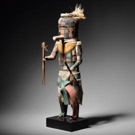 Kachina zuni, un rare et redoutable guerrier de la collection Morin - Une oeuvre aux enchères