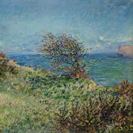 Monet face aux éléments, un paysage normand de 1881 - En vente