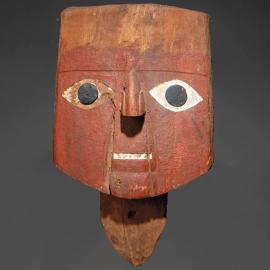 L’expressivité d’un masque chancay du Pérou - En vente