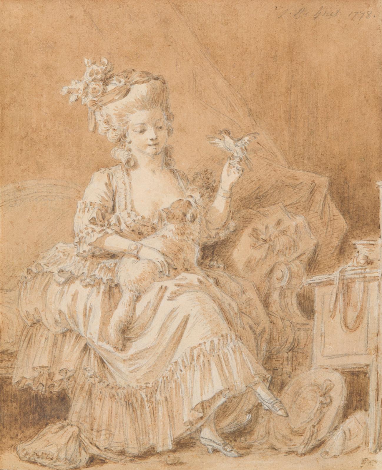 Jean-Baptiste Huet (1745-1811) incarne l’esprit léger et quelque peu grivois des pastorales dans la seconde moitié du XVIIIe siècle, style lancé par F