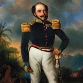 Colonel Le Bron de Vexela by Indonesian painter Raden Saleh: from art to friendship