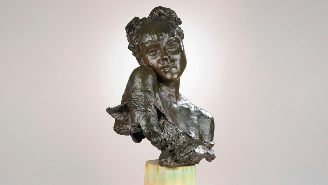 Vincenzo Gemito (1852-1929), Portrait de Mathilde Duffaud, modèle créé vers 1878-1879,... Mathilde par Gemito, un bronze inédit 