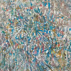 Endre Rozsda en 1971, la peinture fragmentée - En vente