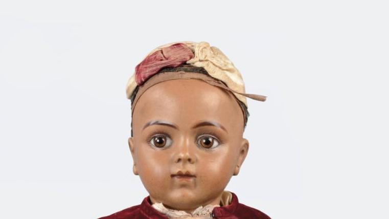 Grande poupée Bru, «mulâtre», taille 10, tête en biscuit pressé marquée en creux... Des poupées  pour tous les goûts
